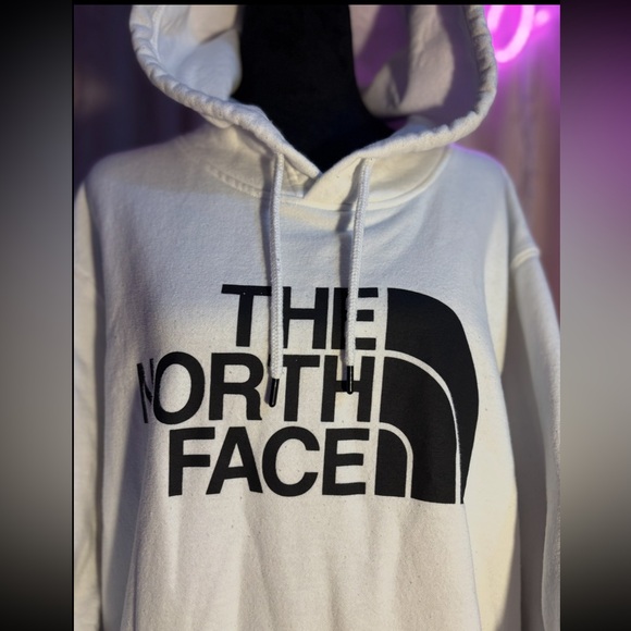 The North Face White Hoodie for Men - 2X, comfortable, good condition! - Picture 5 of 9